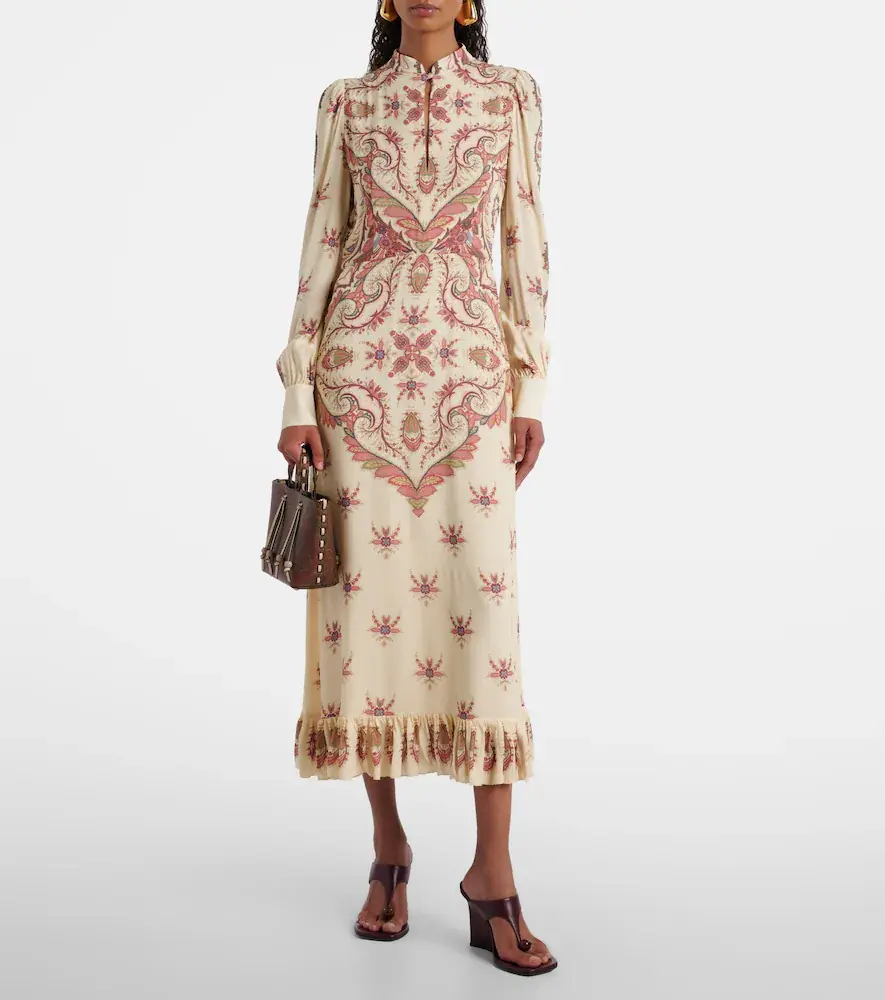 Etro Cutout printed midi dress | Thumbnail 6 Etro Cutout printed midi dress | Thumbnail 6