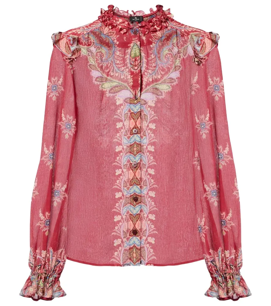 Etro Printed crepon blouse | Image 1 Etro Printed crepon blouse | Image 1