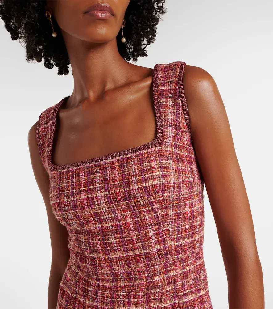 Etro Cotton and wool-blend midi dress | Thumbnail 5 Etro Cotton and wool-blend midi dress | Thumbnail 5