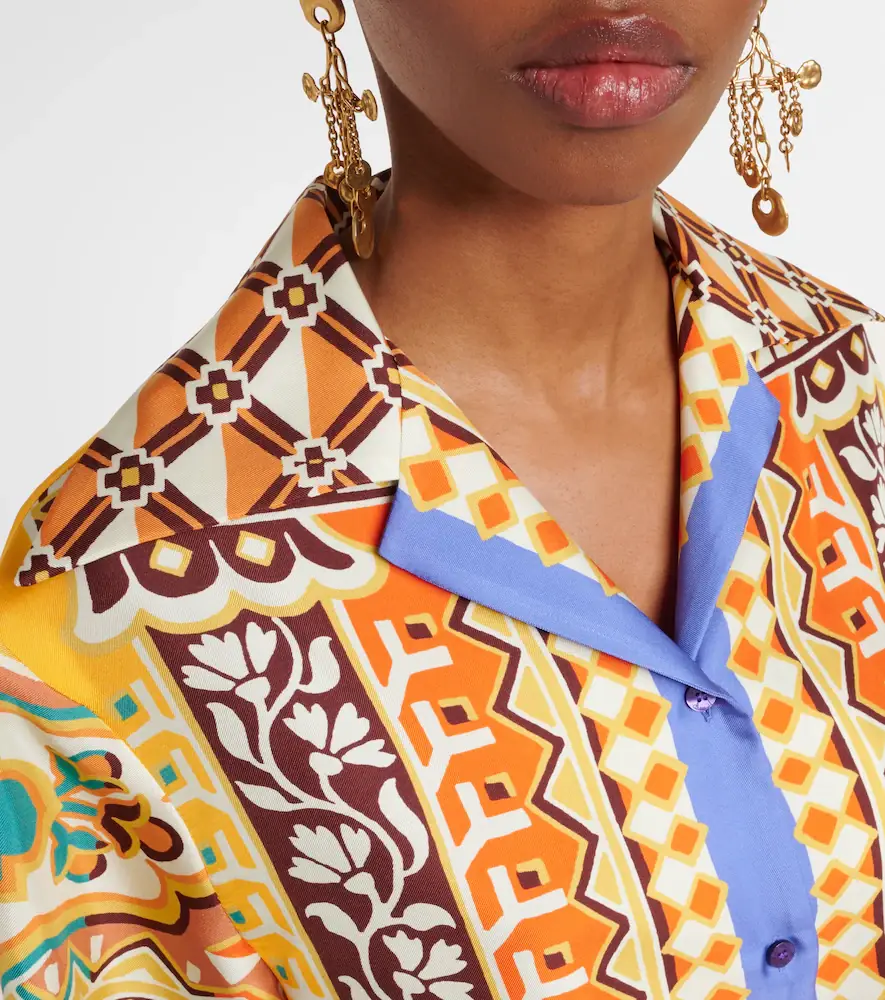 Etro Printed silk shirt | Thumbnail 3