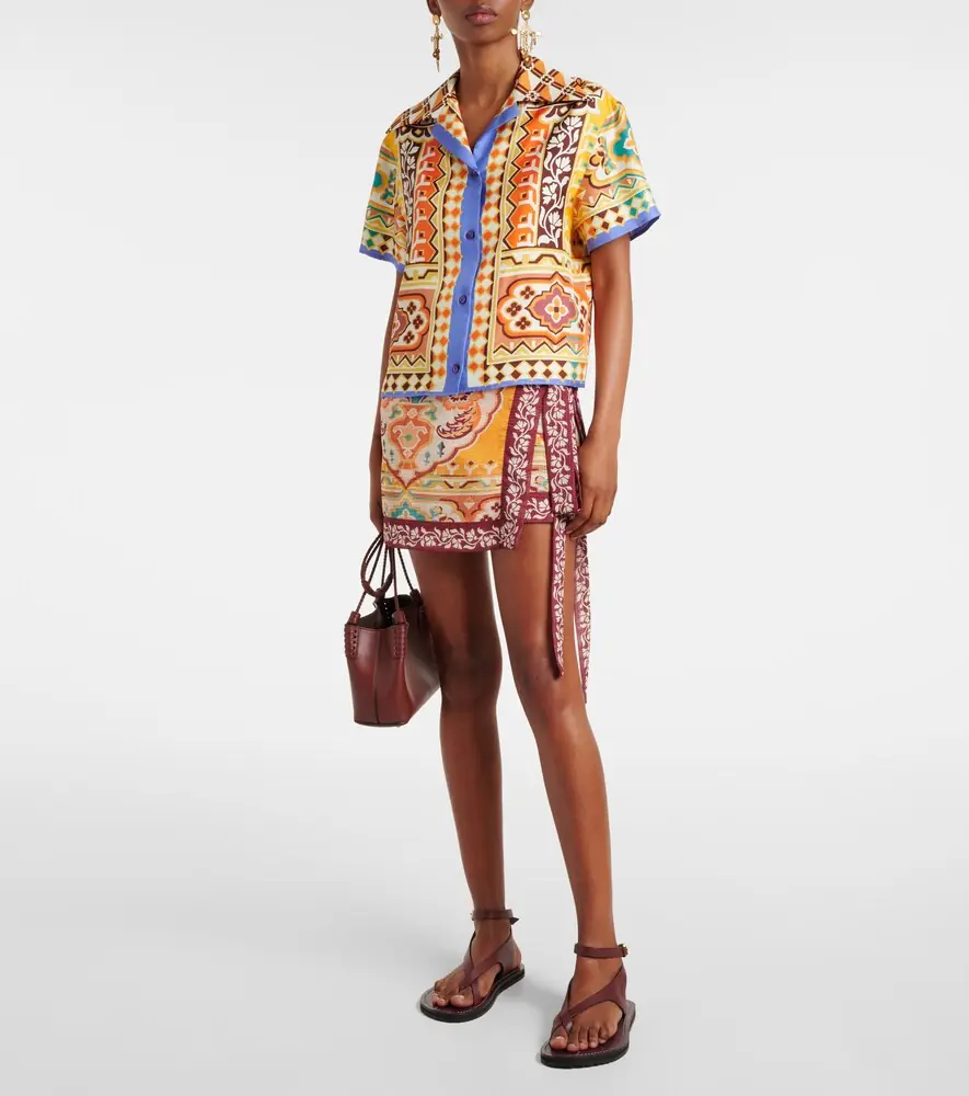 Etro Printed silk shirt | Thumbnail 4