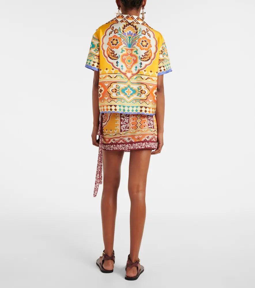 Etro Printed silk shirt | Thumbnail 5
