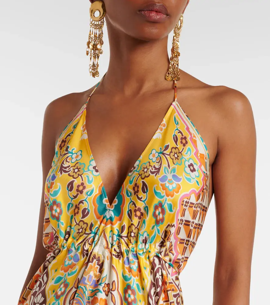 Etro Printed silk midi dress | Thumbnail 2