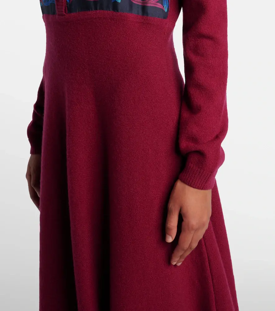 Etro Silk, wool, and cashmere shirt dress | Thumbnail 2 Etro Silk, wool, and cashmere shirt dress | Thumbnail 2