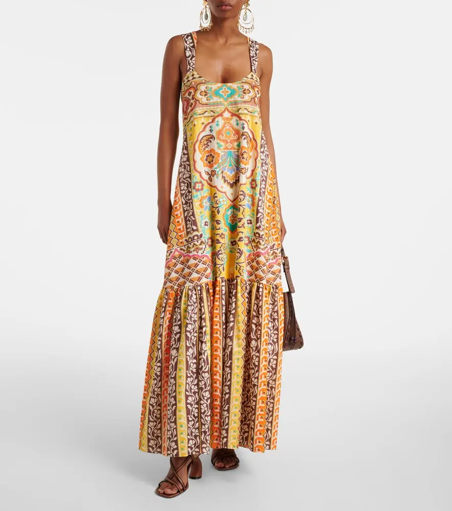 Etro Printed cotton maxi dress | Thumbnail 4