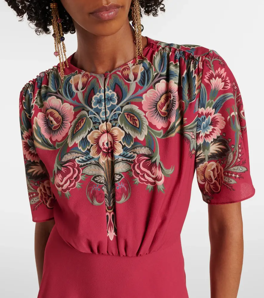 Etro Paisley crêpe jersey maxi dress | Thumbnail 4 Etro Paisley crêpe jersey maxi dress | Thumbnail 4