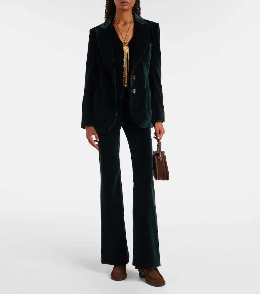 Etro Cotton velvet vest | Thumbnail 2