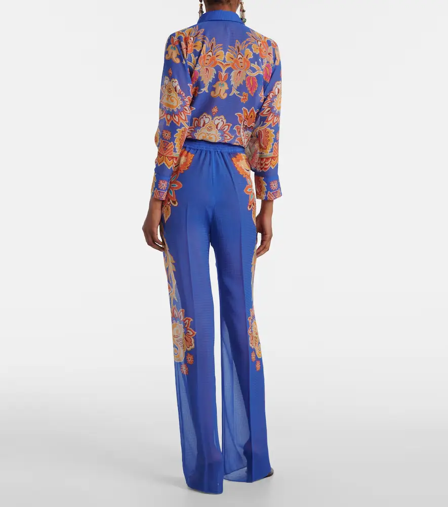 Etro Paisley wide-leg pants | Thumbnail 3 Etro Paisley wide-leg pants | Thumbnail 3