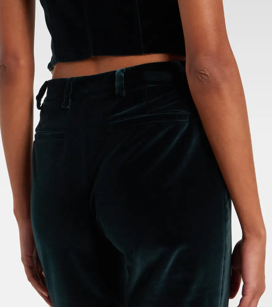Etro Cotton velvet flared pants | Thumbnail 5 Etro Cotton velvet flared pants | Thumbnail 5