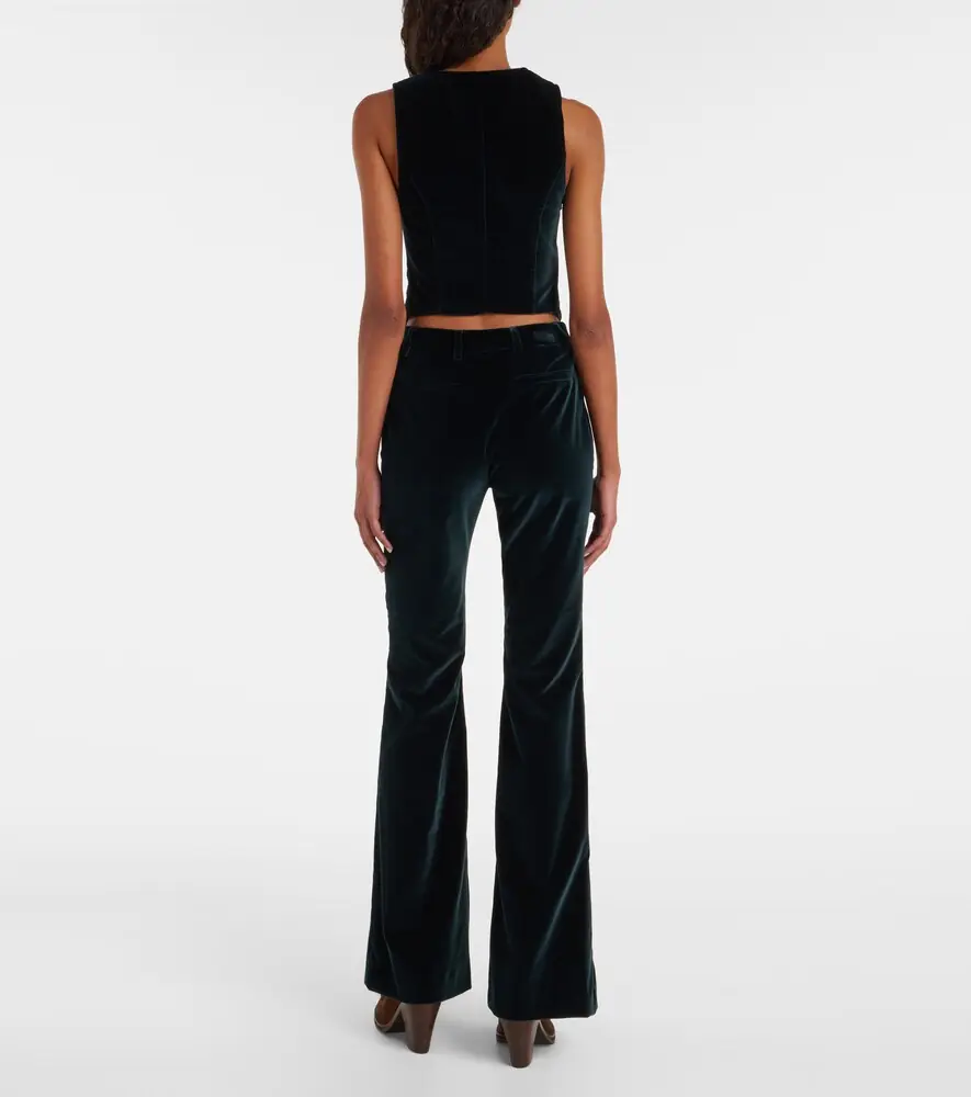 Etro Cotton velvet flared pants | Thumbnail 6 Etro Cotton velvet flared pants | Thumbnail 6