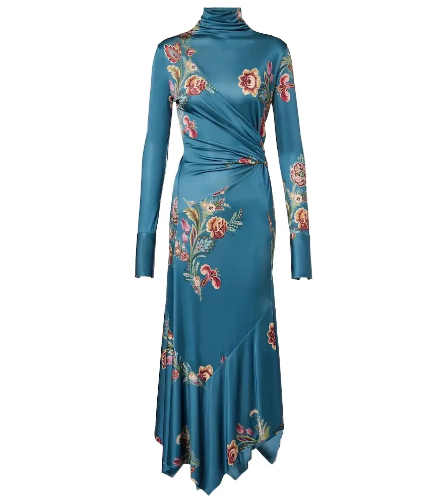 Etro Printed midi dress