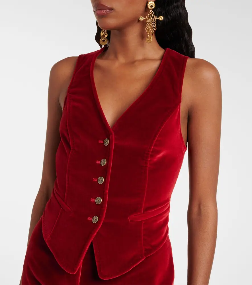 Etro Cotton velvet vest | Thumbnail 5 Etro Cotton velvet vest | Thumbnail 5