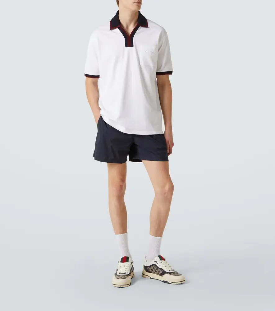 Gucci Cotton piqué polo shirt | Thumbnail 2
