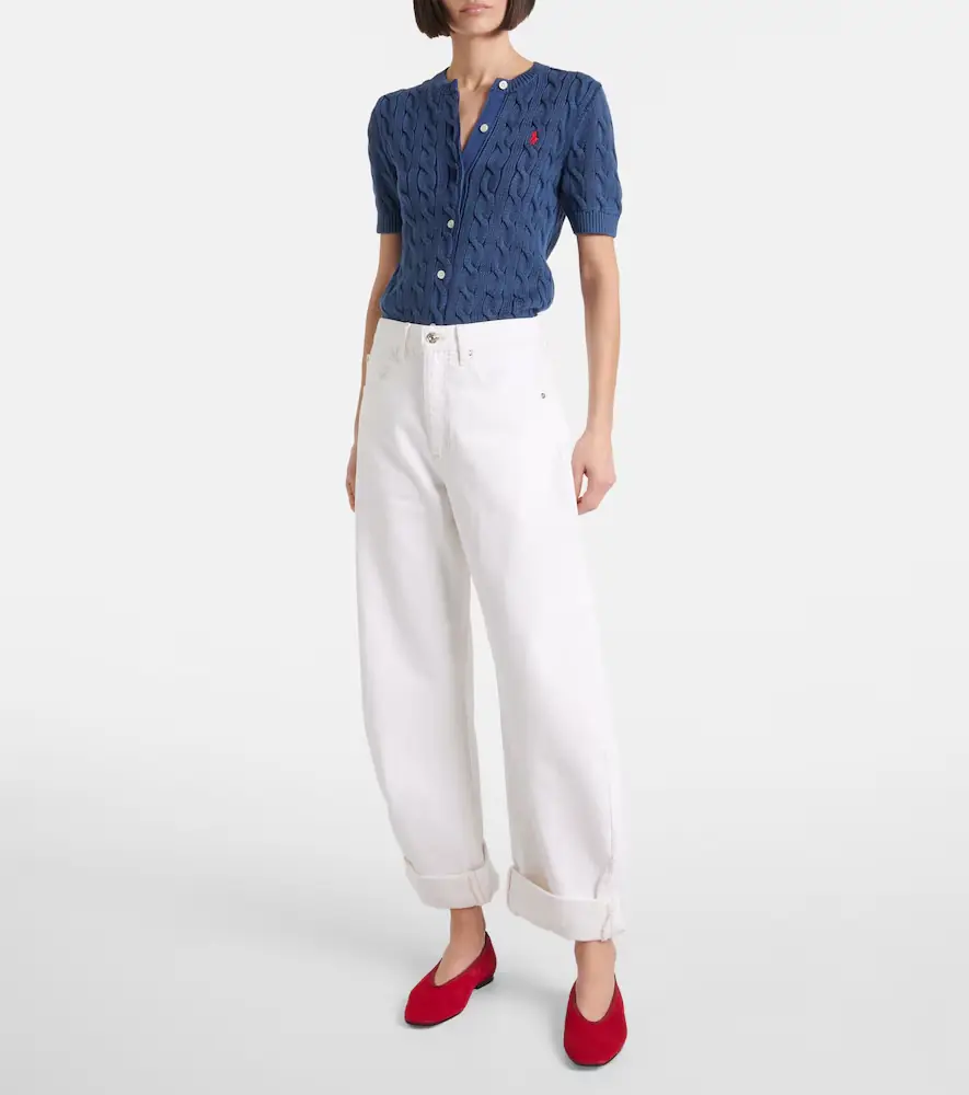 Frame Bubble high-rise barrel-leg jeans | Thumbnail 6 Frame Bubble high-rise barrel-leg jeans | Thumbnail 6