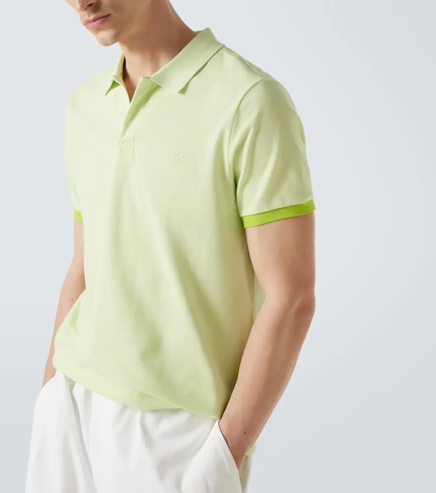 Vilebrequin Cotton piqué polo shirt | Thumbnail 3