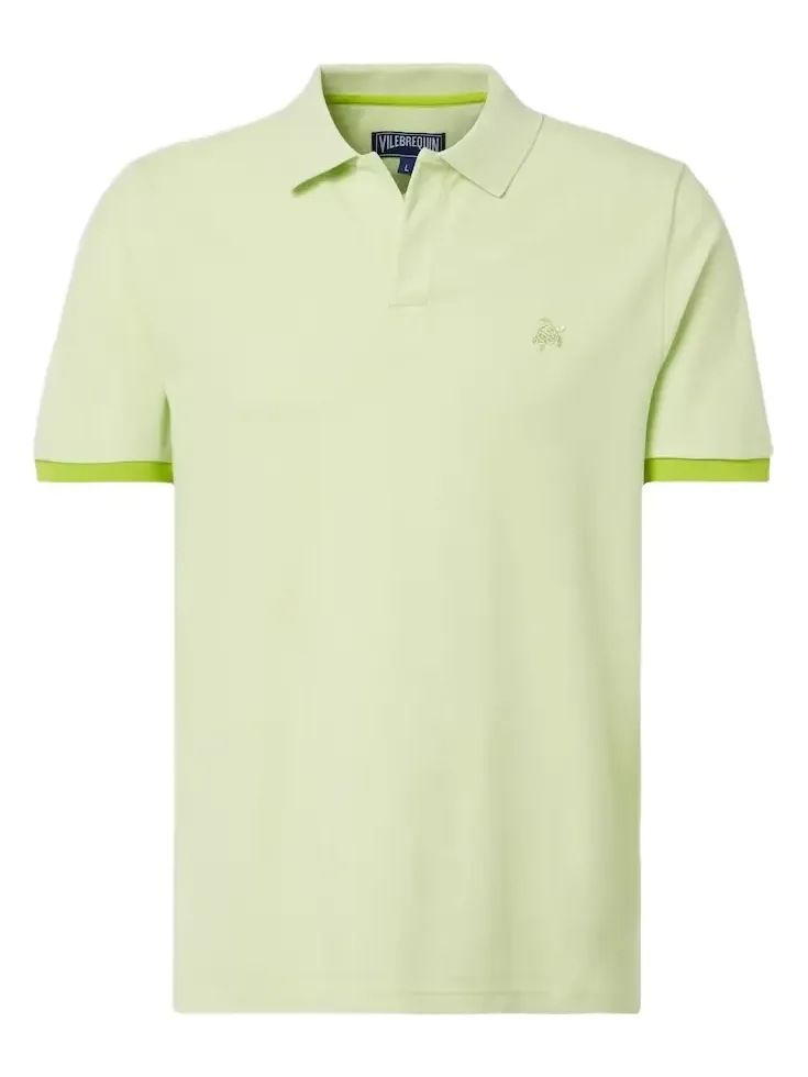 Cotton piqué polo shirt