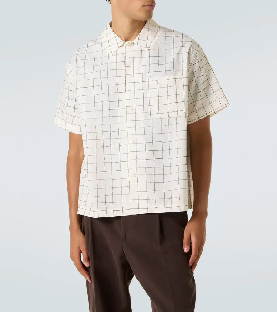 Frame Checked bowling shirt | Thumbnail 2