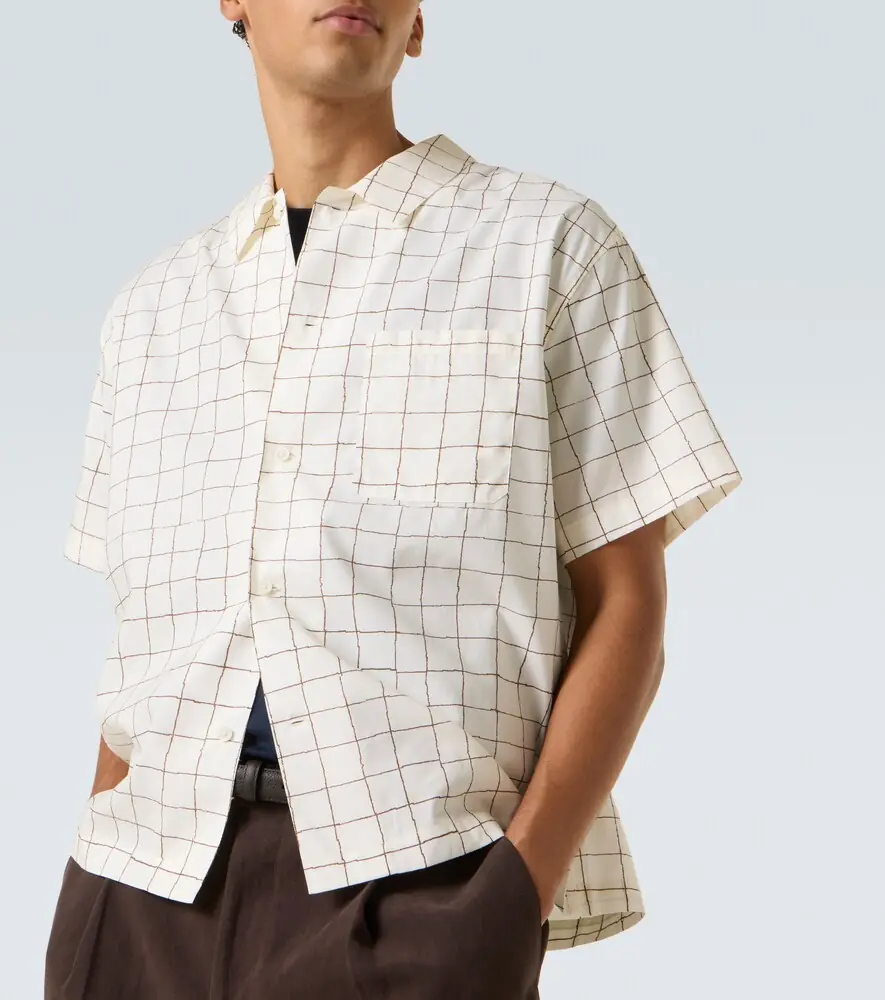 Frame Checked bowling shirt | Thumbnail 3