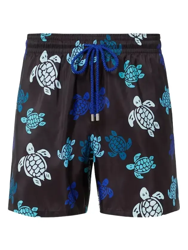 Printed swim trunks