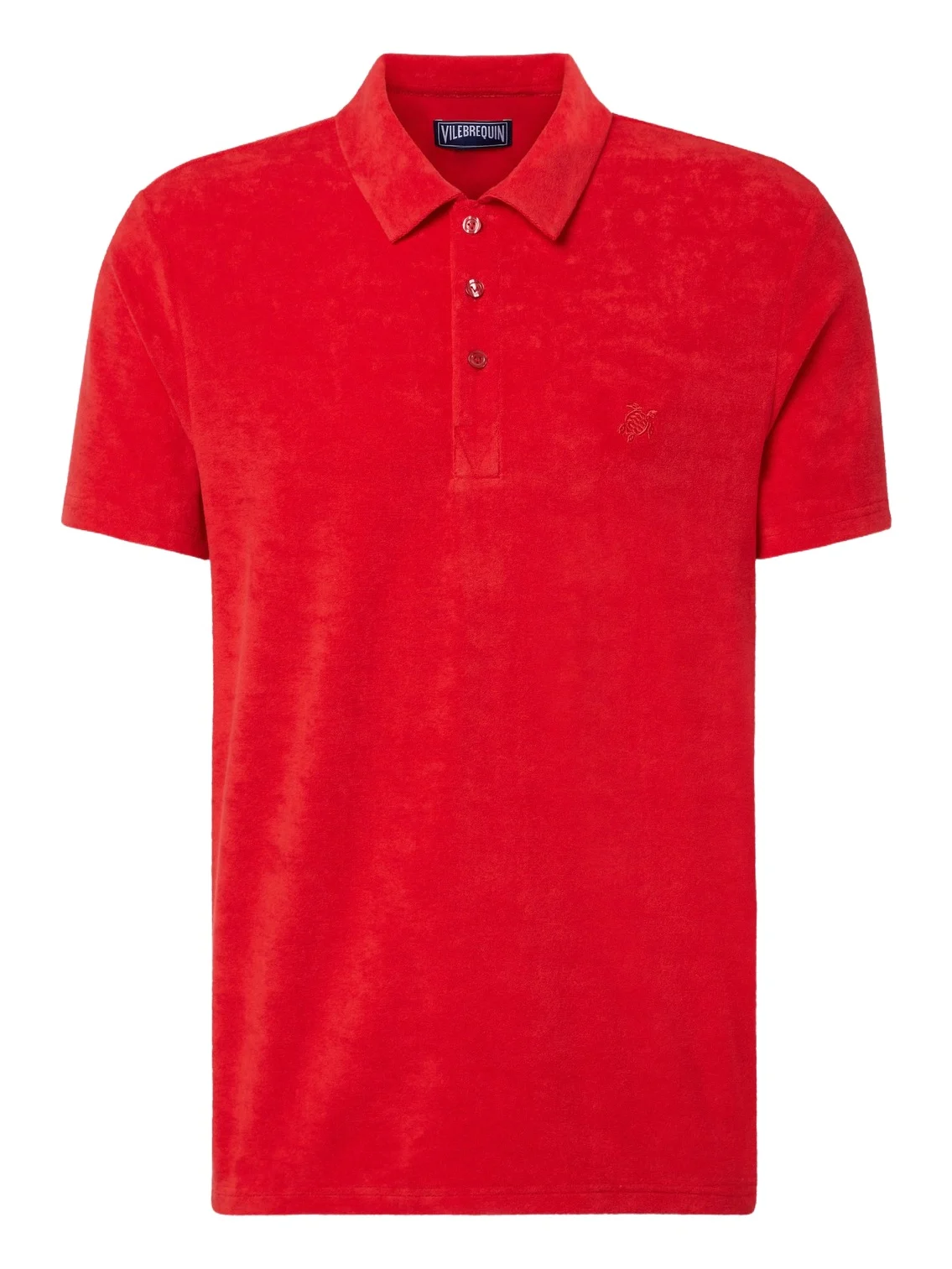 Cotton-blend terry polo shirt Cotton-blend terry polo shirt