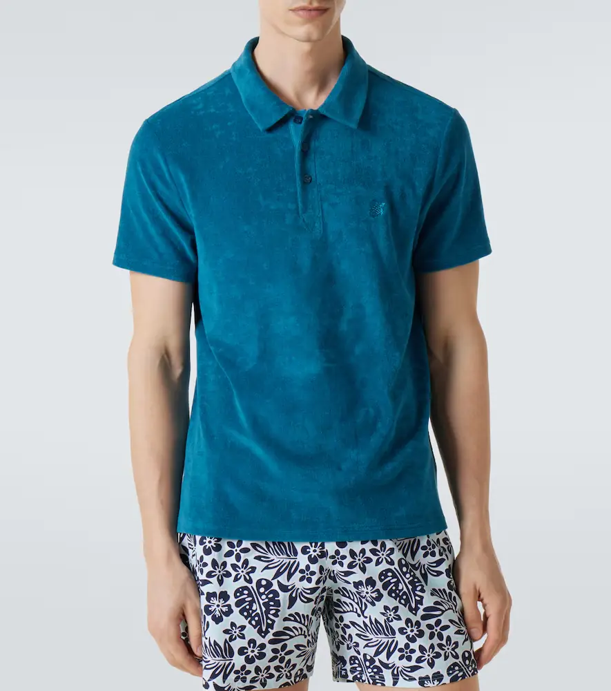Vilebrequin Cotton-blend terry polo shirt | Thumbnail 3 Vilebrequin Cotton-blend terry polo shirt | Thumbnail 3
