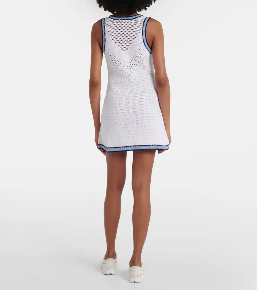 The Upside Elsa crochet cotton minidress | Thumbnail 2
