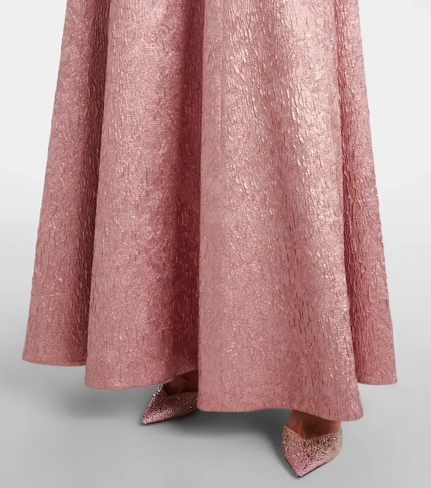Emilia Wickstead Nodin open-back cloque gown | Thumbnail 3