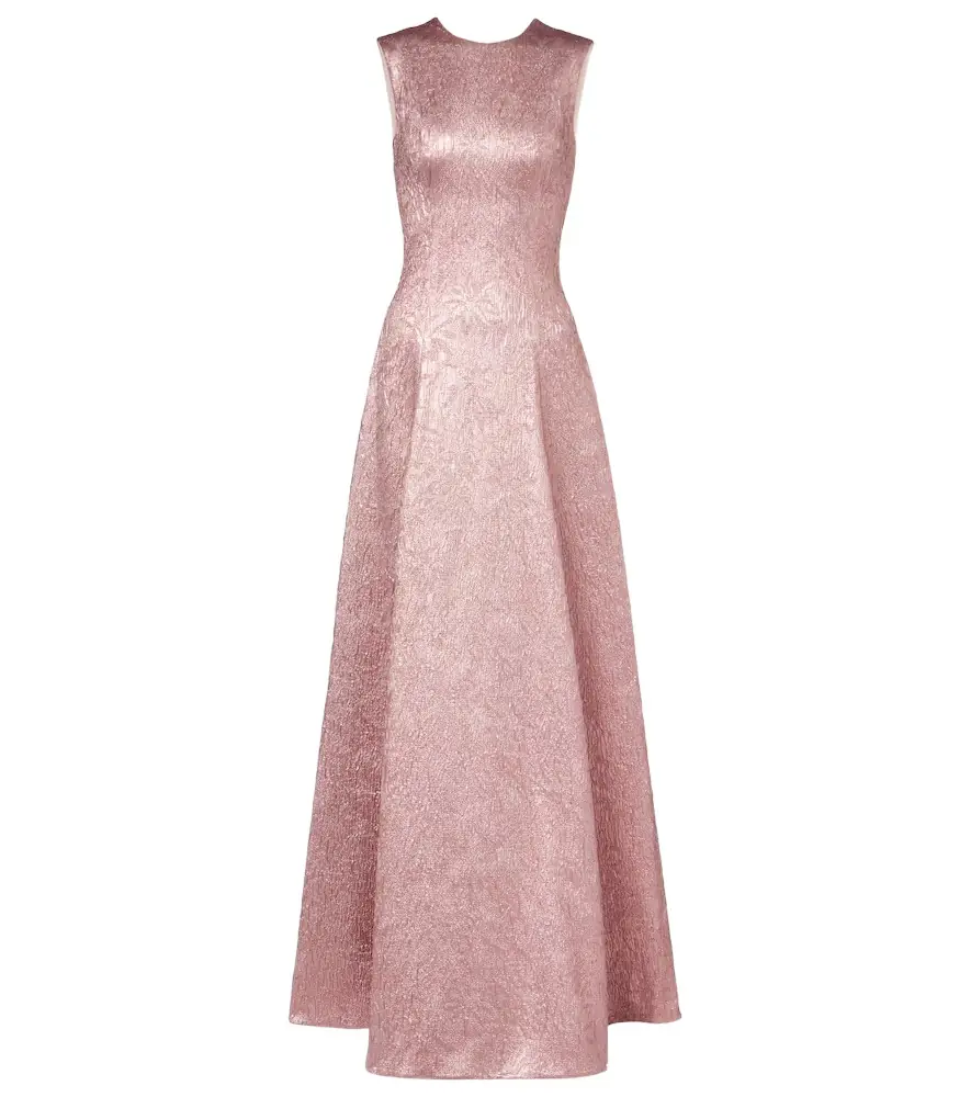Emilia Wickstead Nodin open-back cloque gown | Image 1 Emilia Wickstead Nodin open-back cloque gown | Image 1
