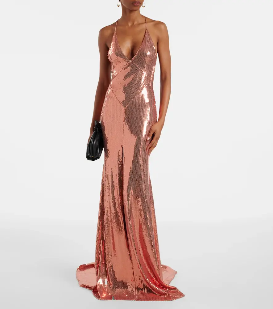 Alex Perry Open-back sequined gown | Thumbnail 3