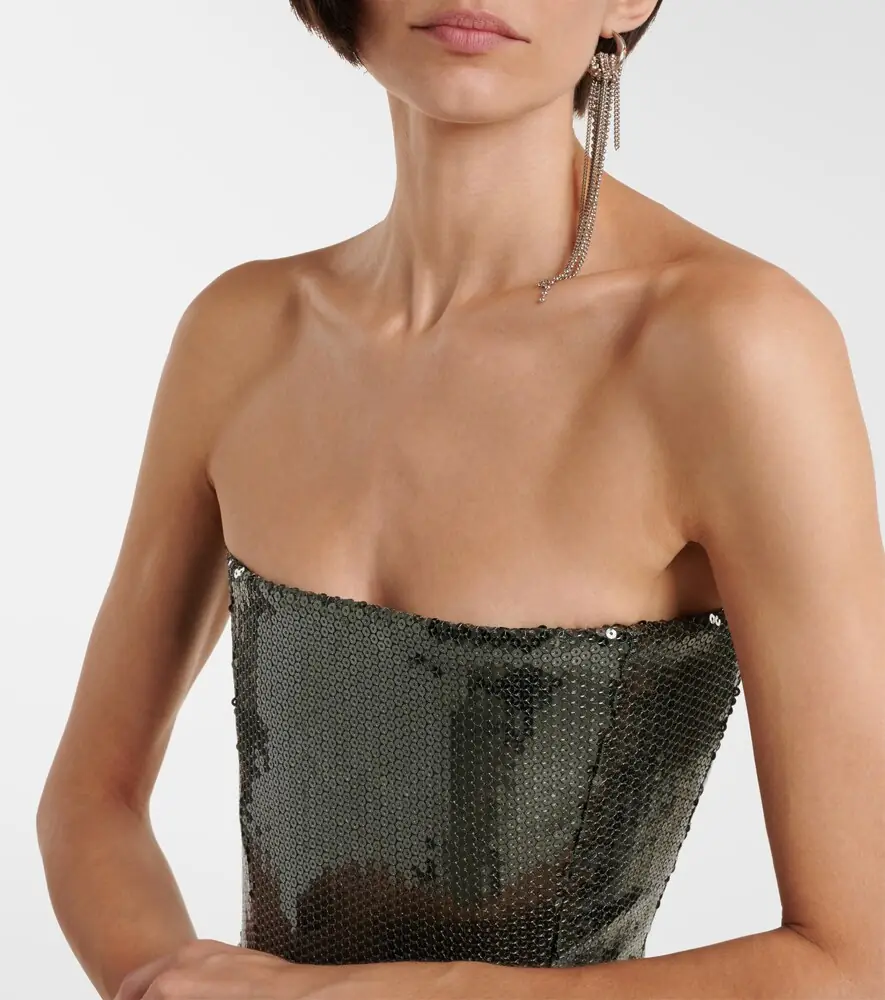 Alex Perry Sequined corset gown | Thumbnail 4