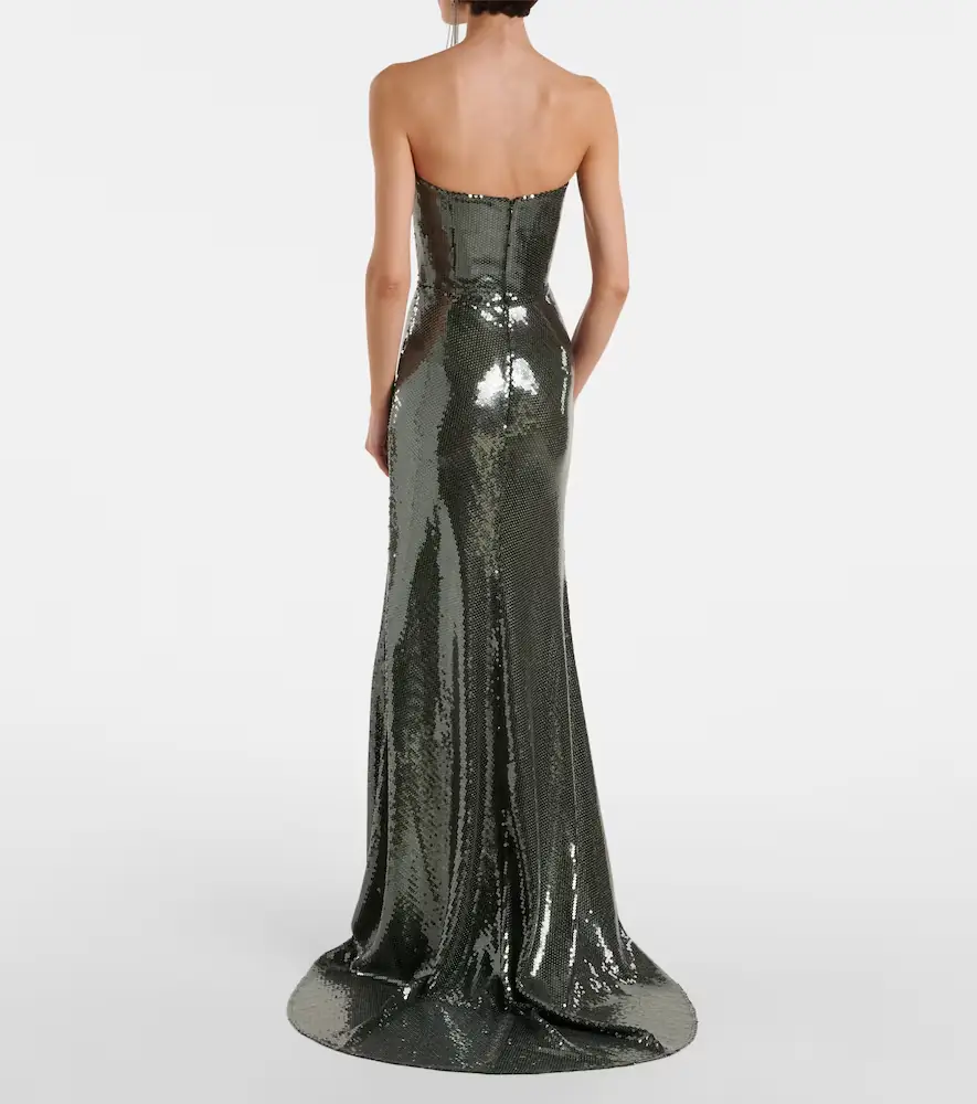 Alex Perry Sequined corset gown | Thumbnail 5