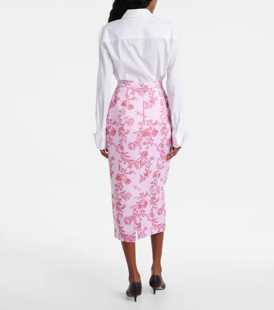 Emilia Wickstead Lorelei floral taffeta faille pencil skirt | Thumbnail 2 Emilia Wickstead Lorelei floral taffeta faille pencil skirt | Thumbnail 2