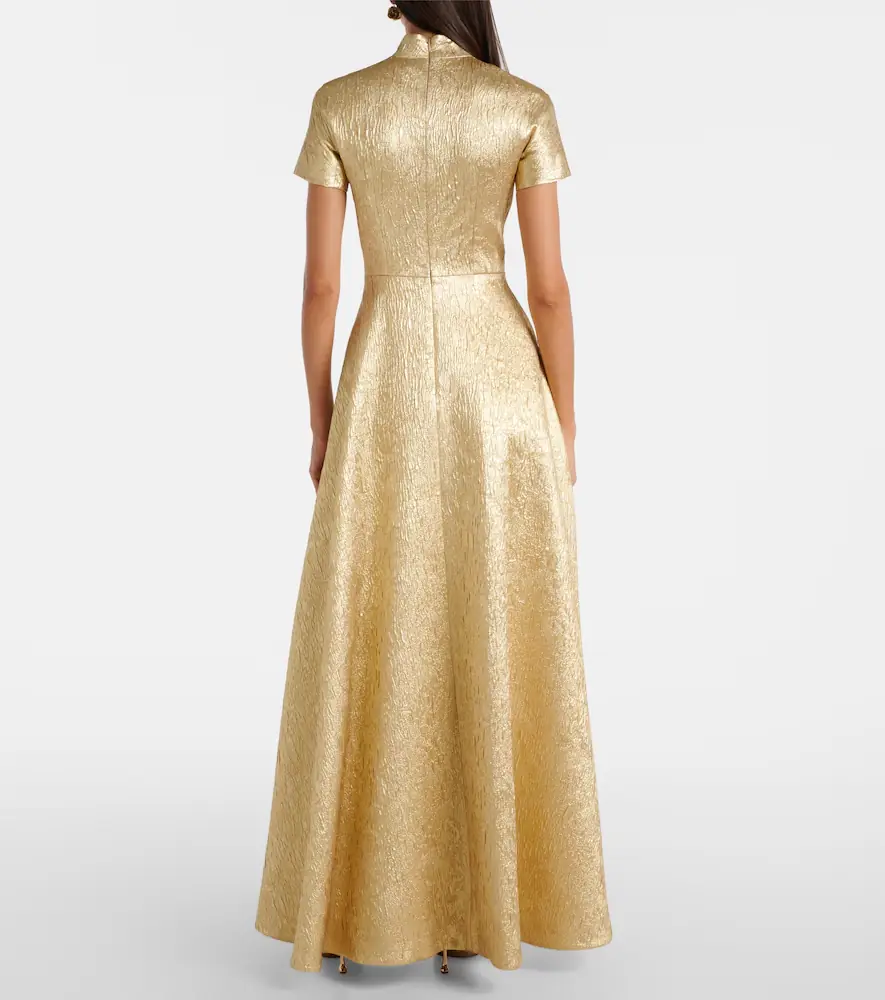 Emilia Wickstead Malinda metallic cloque gown | Thumbnail 5 Emilia Wickstead Malinda metallic cloque gown | Thumbnail 5