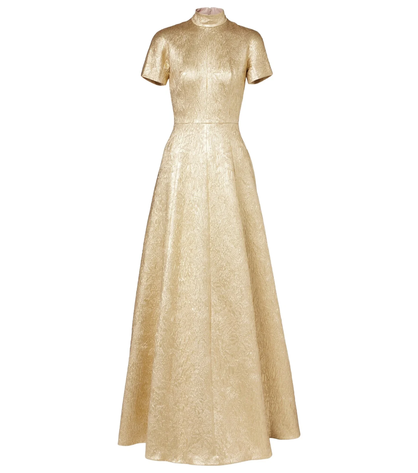 Emilia Wickstead Malinda metallic cloque gown