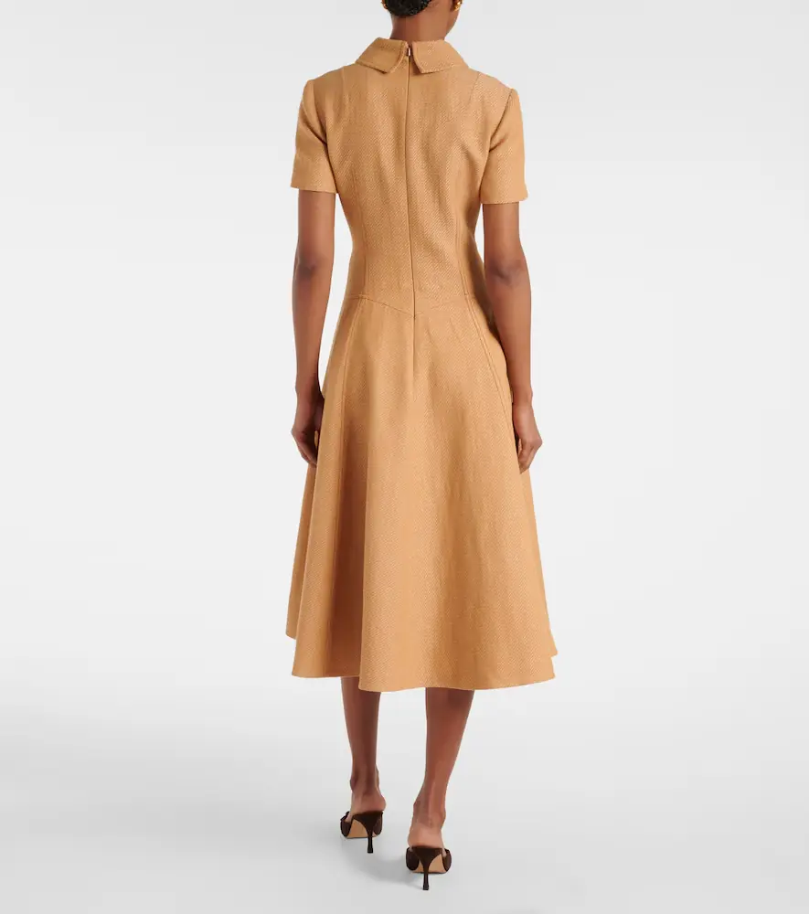 Emilia Wickstead Jody cotton and linen blend dress | Thumbnail 3 Emilia Wickstead Jody cotton and linen blend dress | Thumbnail 3