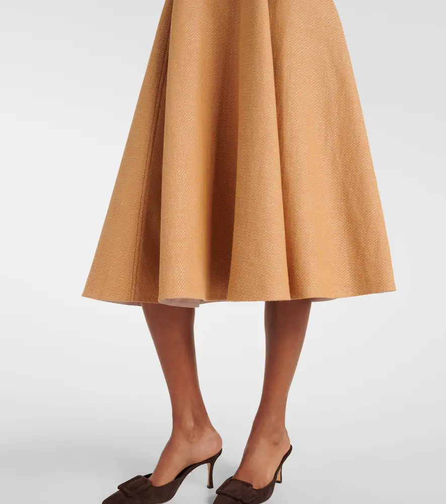 Emilia Wickstead Jody cotton and linen blend dress | Thumbnail 4 Emilia Wickstead Jody cotton and linen blend dress | Thumbnail 4