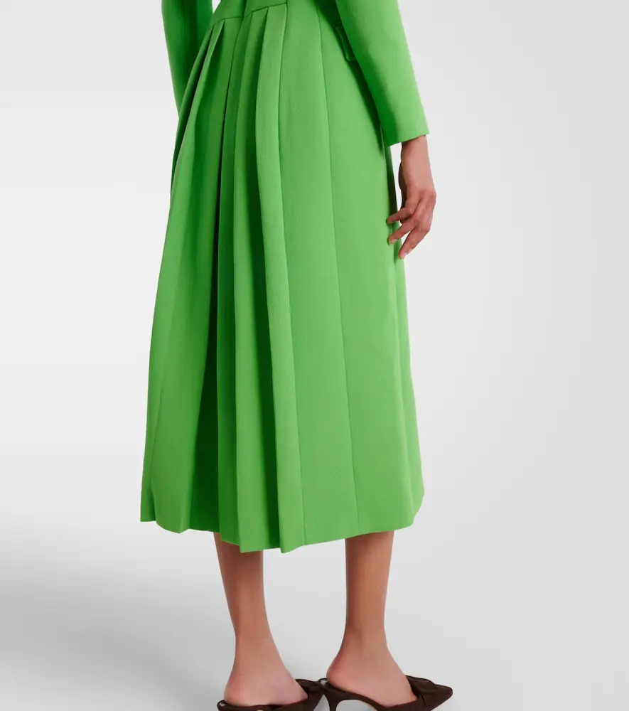 Emilia Wickstead Kalonice wool crêpe midi dress | Thumbnail 3