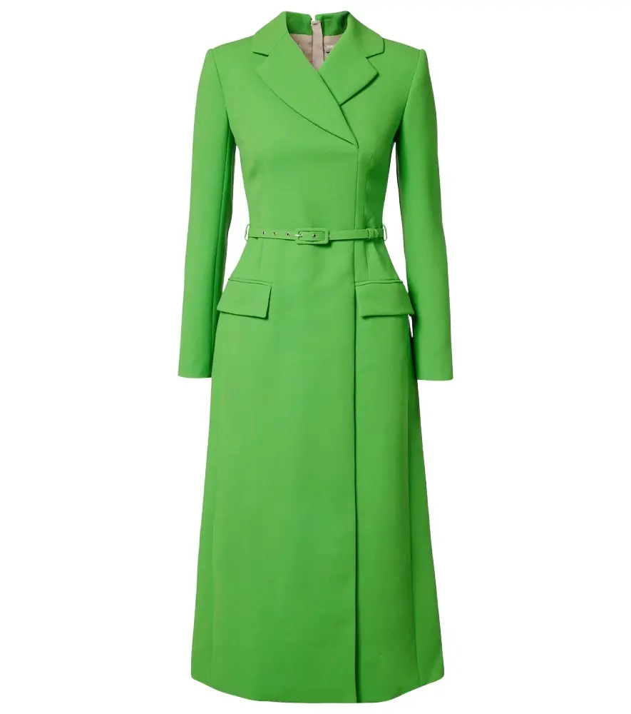 Emilia Wickstead Kalonice wool crêpe midi dress | Image 1 Emilia Wickstead Kalonice wool crêpe midi dress | Image 1