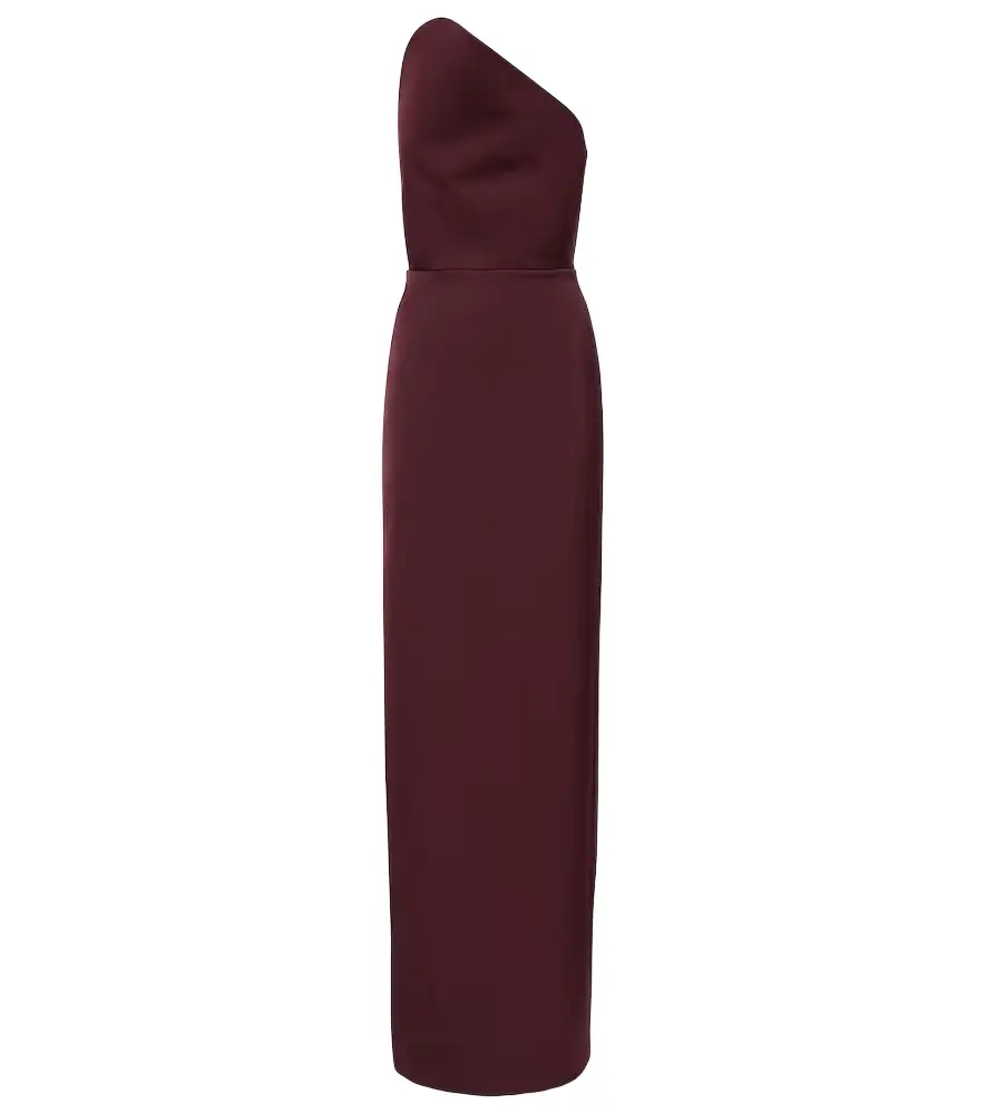 David Koma Asymmetric satin gown | Image 1 David Koma Asymmetric satin gown | Image 1