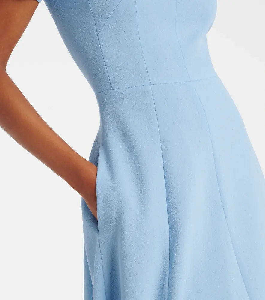 Emilia Wickstead Malinda wool crêpe gown | Thumbnail 6 Emilia Wickstead Malinda wool crêpe gown | Thumbnail 6