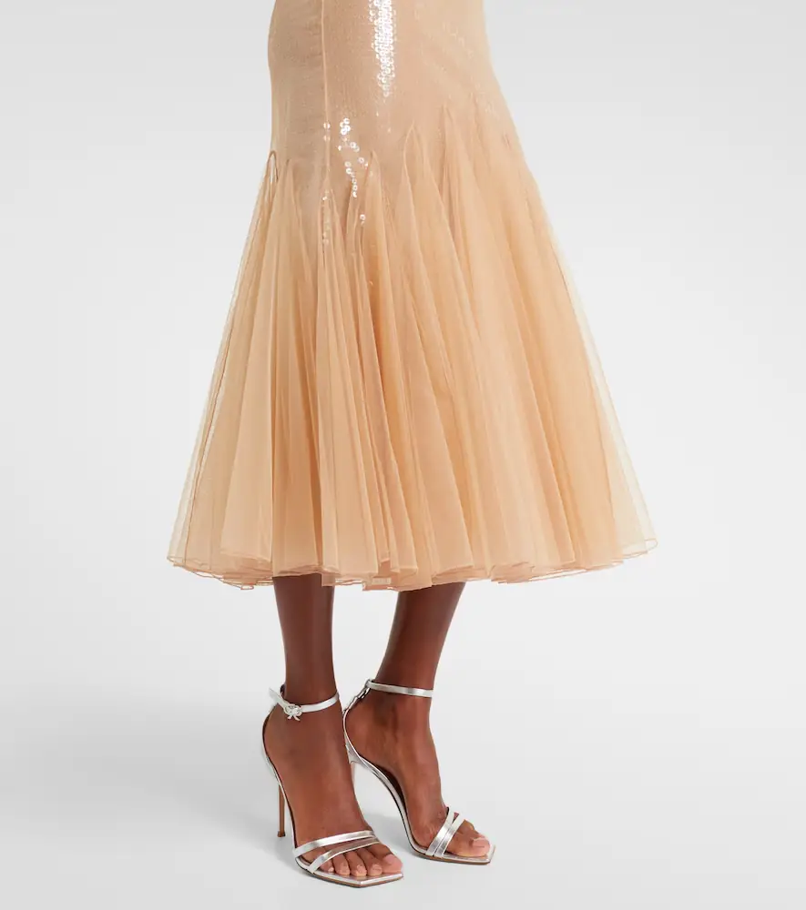 David Koma Sequined tulle gown | Thumbnail 5 David Koma Sequined tulle gown | Thumbnail 5