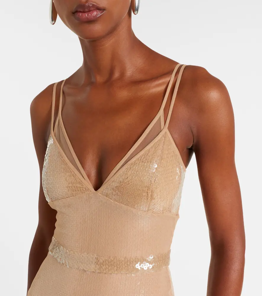 David Koma Sequined tulle gown | Thumbnail 6 David Koma Sequined tulle gown | Thumbnail 6