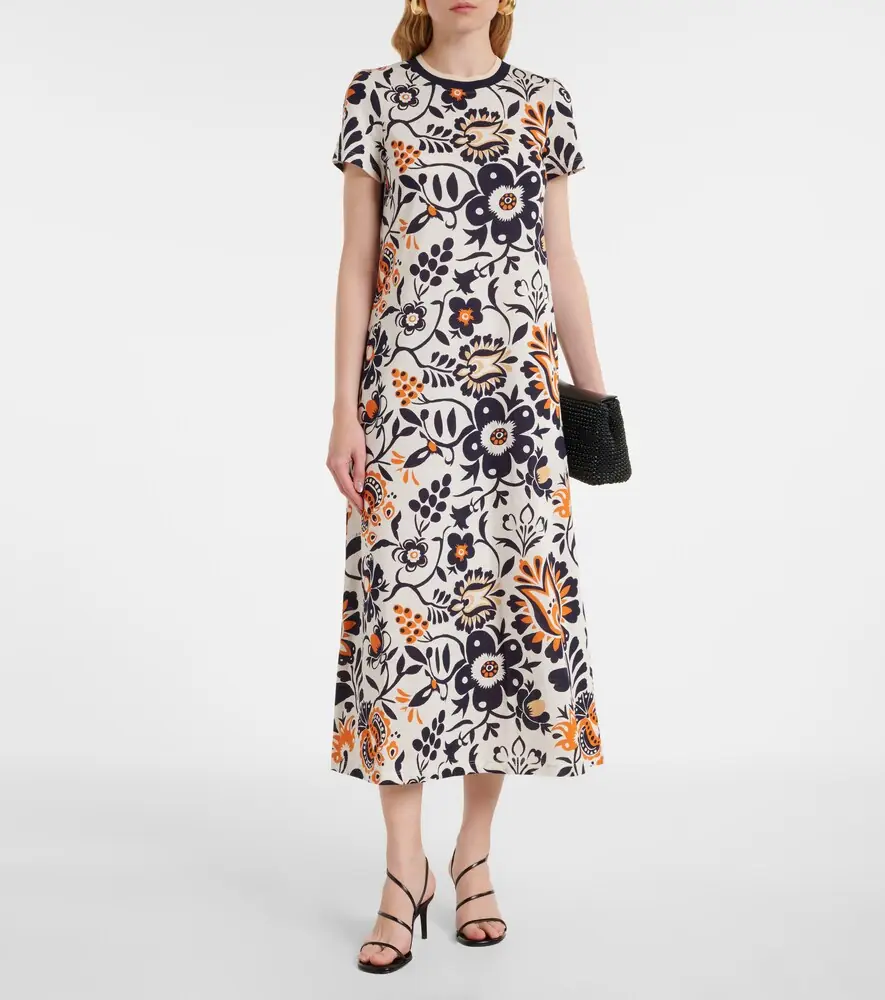 La DoubleJ Sporty Swing cotton jersey midi dress | Thumbnail 3