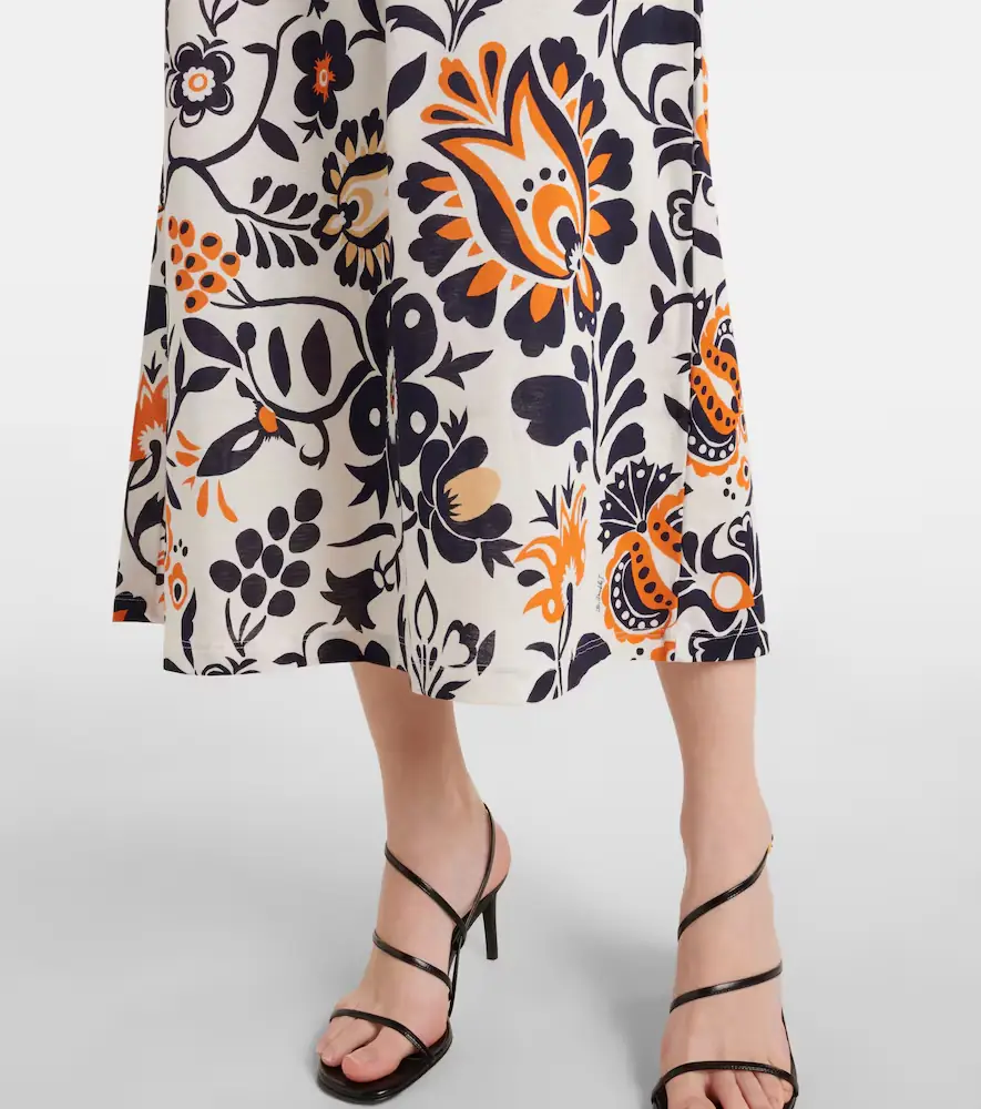 La DoubleJ Sporty Swing cotton jersey midi dress | Thumbnail 5