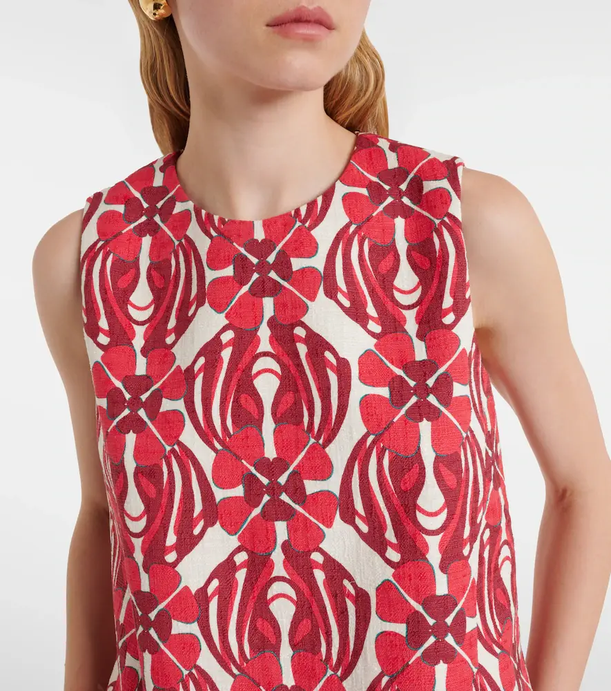 La DoubleJ La Scala feather-trimmed cotton top | Thumbnail 4 La DoubleJ La Scala feather-trimmed cotton top | Thumbnail 4