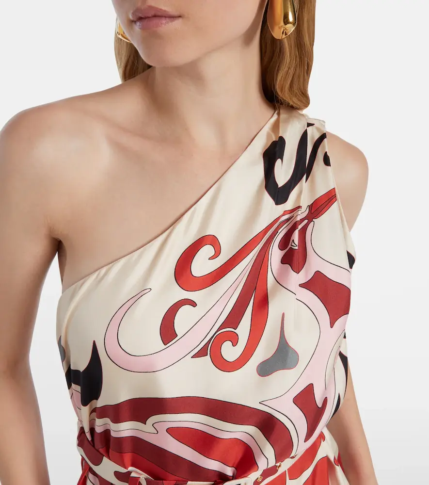 La DoubleJ Roy Phoenix silk twill maxi dress | Thumbnail 2