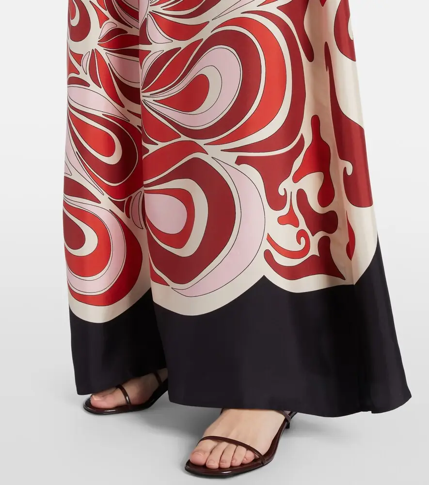 La DoubleJ Roy Phoenix silk twill maxi dress | Thumbnail 4