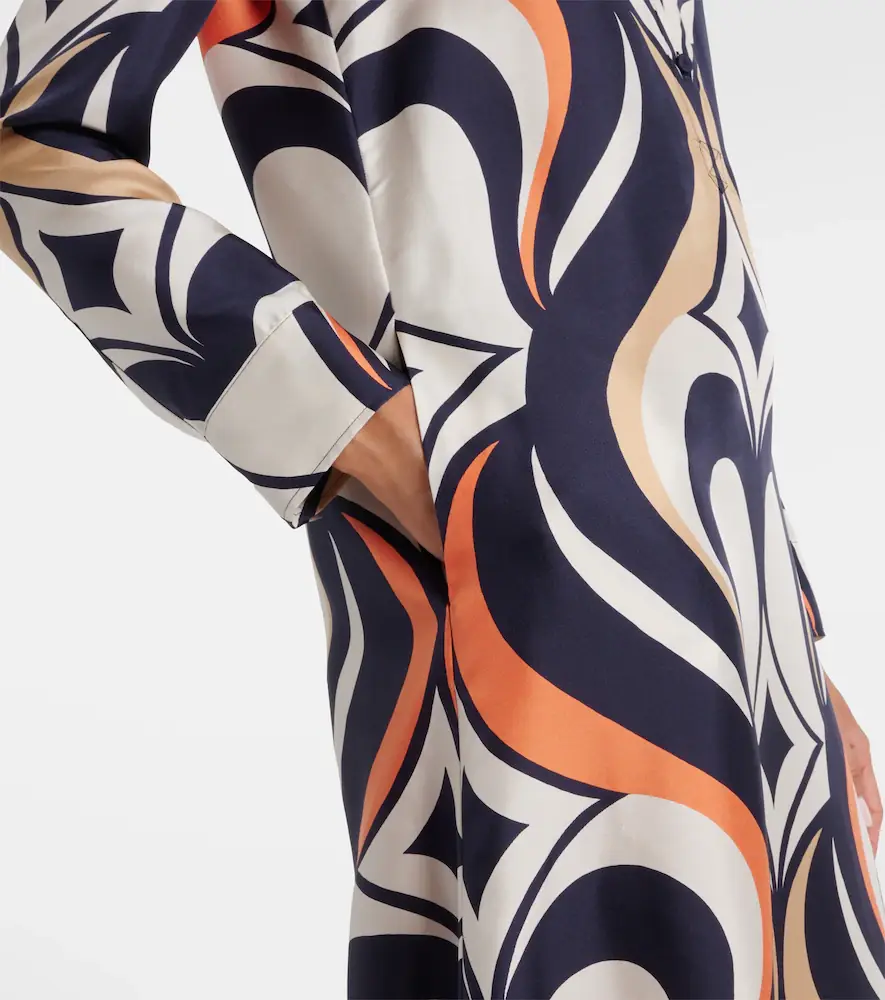 La DoubleJ Chemise Swing printed silk shirt dress | Thumbnail 3 La DoubleJ Chemise Swing printed silk shirt dress | Thumbnail 3