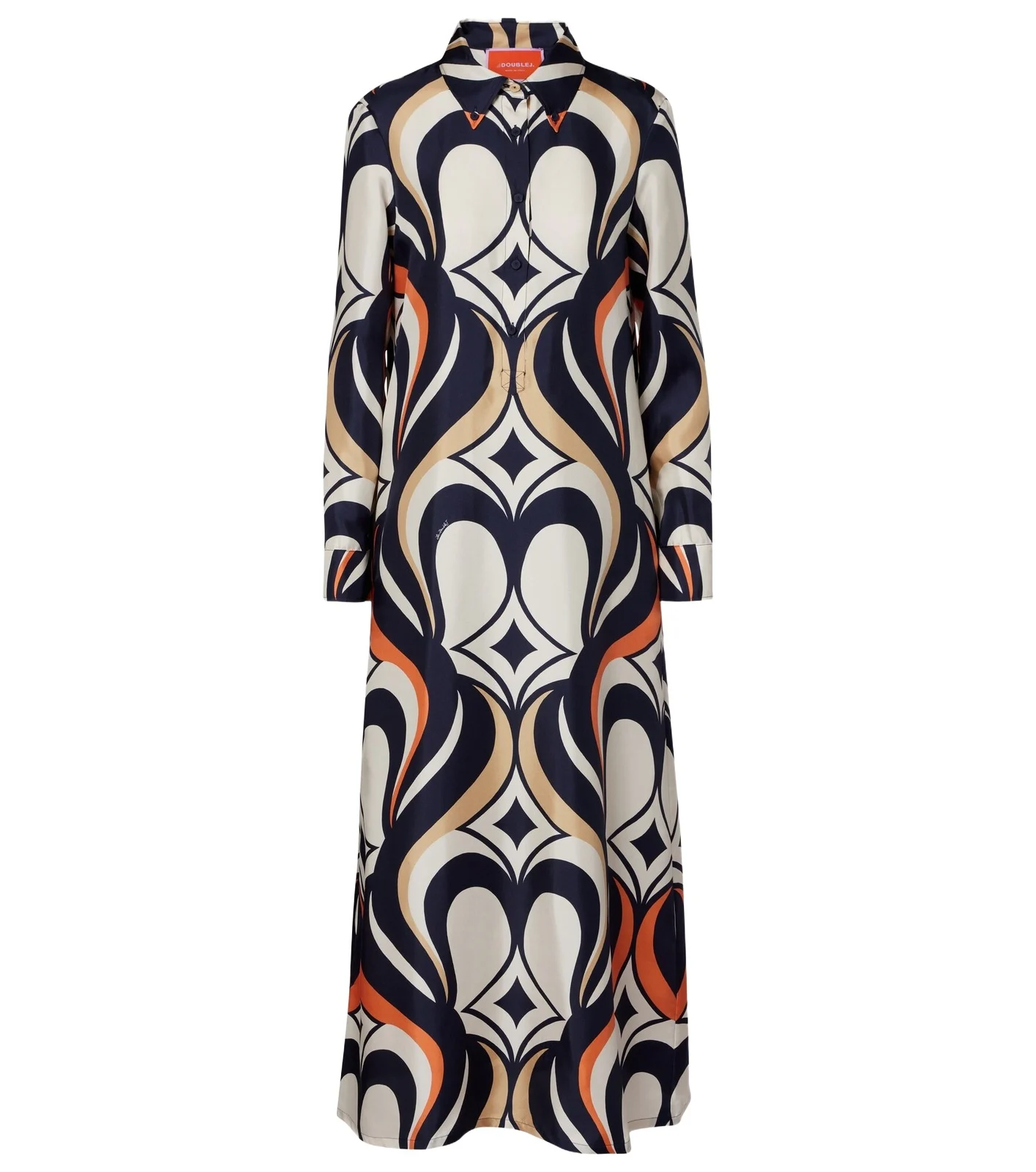 La DoubleJ Chemise Swing printed silk shirt dress | Thumbnail 1 La DoubleJ Chemise Swing printed silk shirt dress | Thumbnail 1