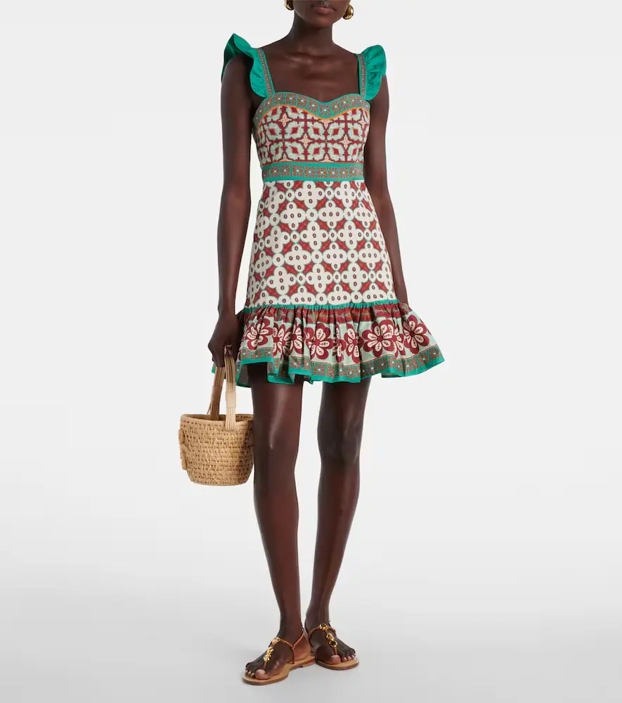La DoubleJ Mini Gingerbread printed minidress | Thumbnail 3
